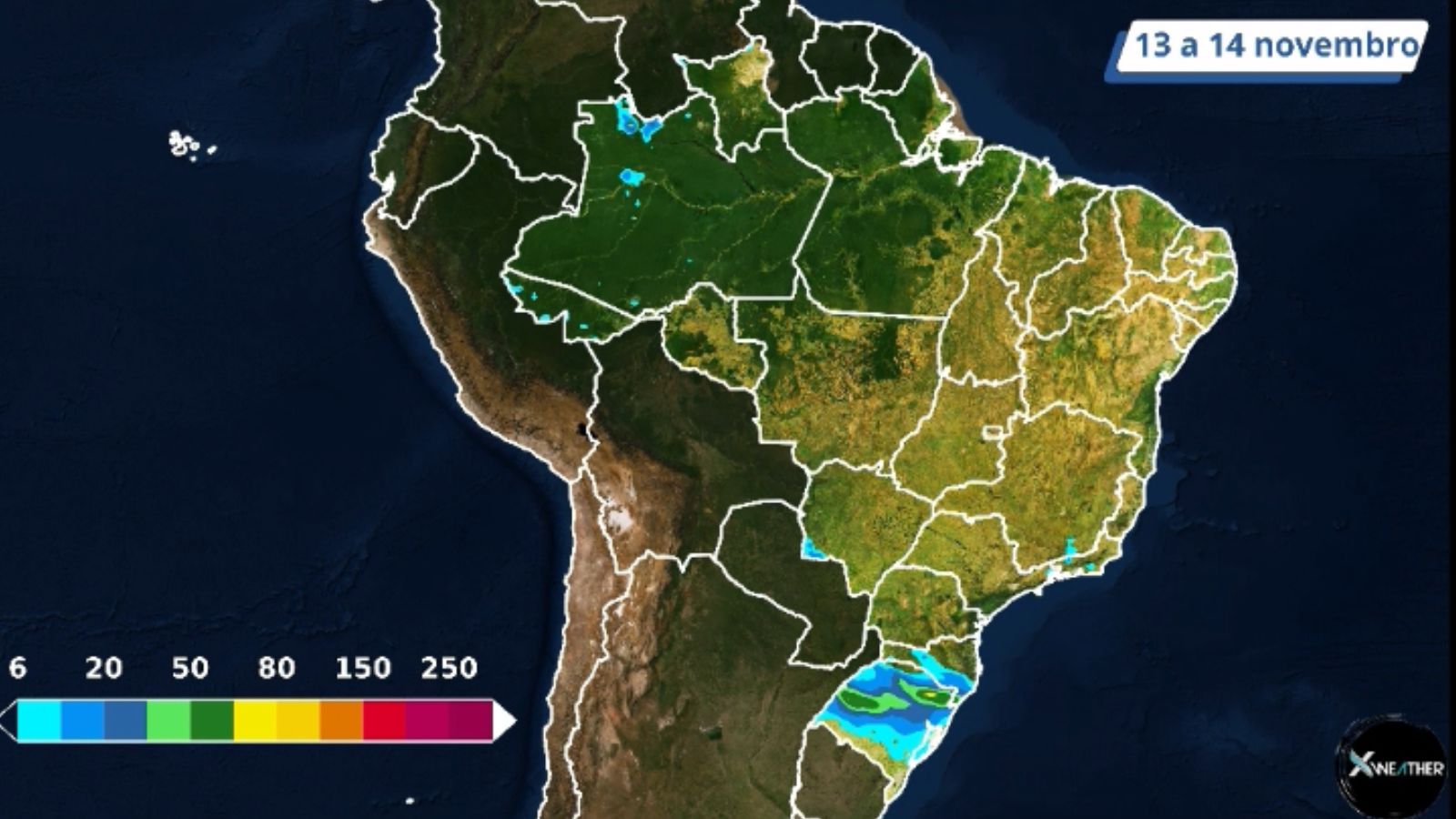 Nuvens carregadas se concentram nos pastos no Sul. Saiba como deve ser o volume de água esperado