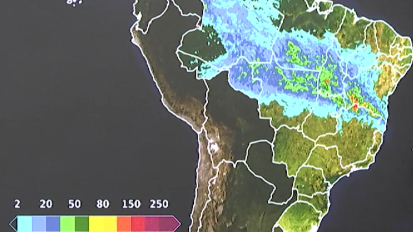 Sul da Bahia e norte de Minas tem boas pancadas de chuva. Saiba os detalhes