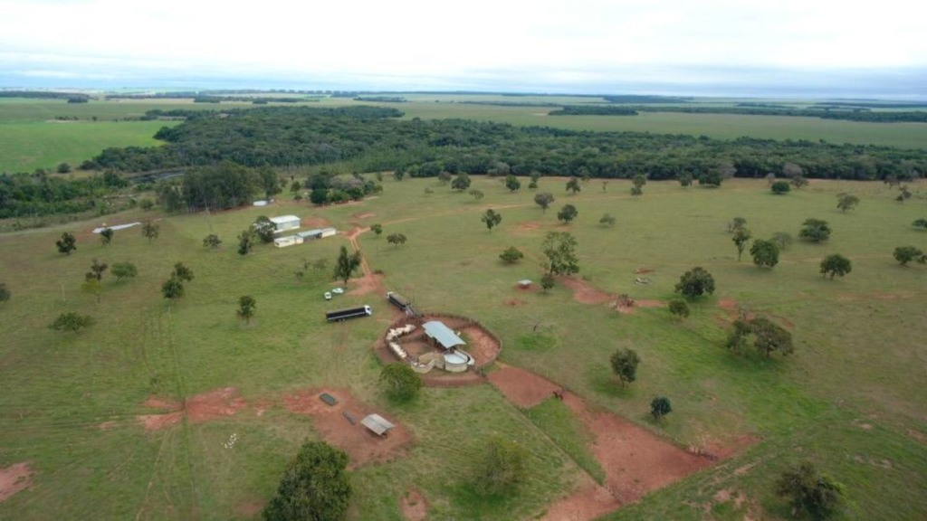Vista aérea de propriedade rural. Foto: Reprodução