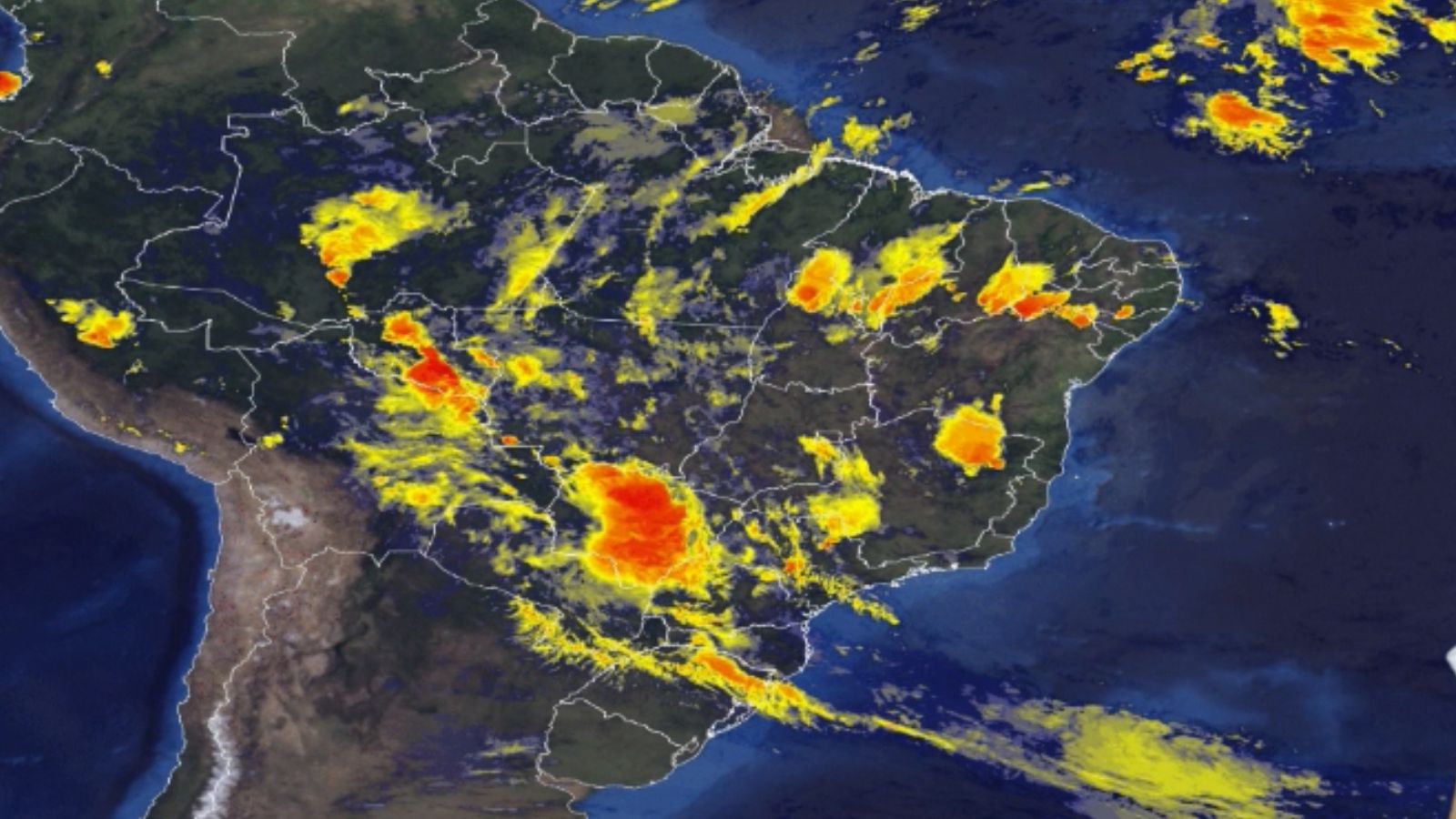 Frente fria provoca boas pancadas de chuva em áreas de pecuária em MS