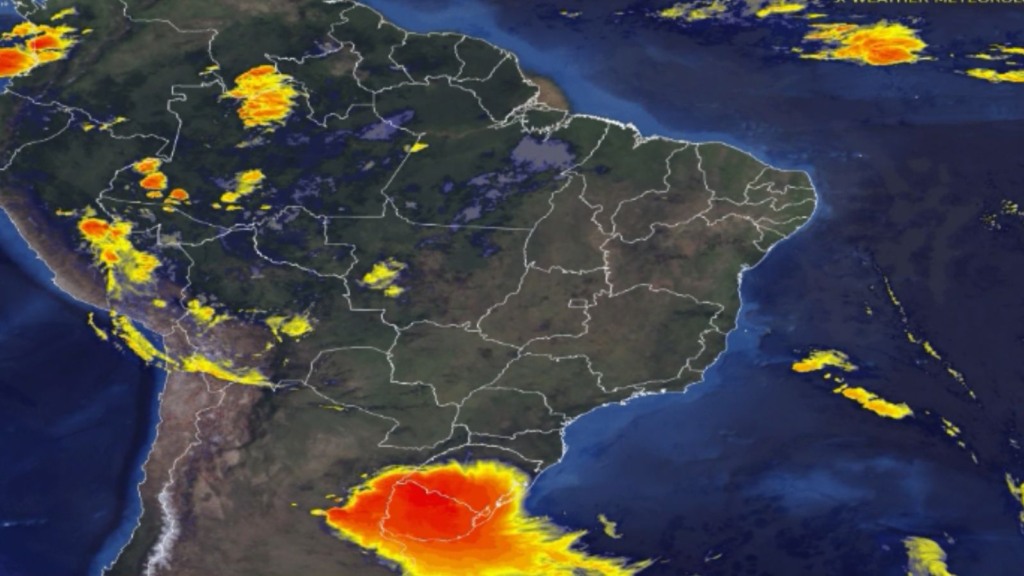 Tendência de mais chuvas em áreas de pasto. saiba onde cai mais água