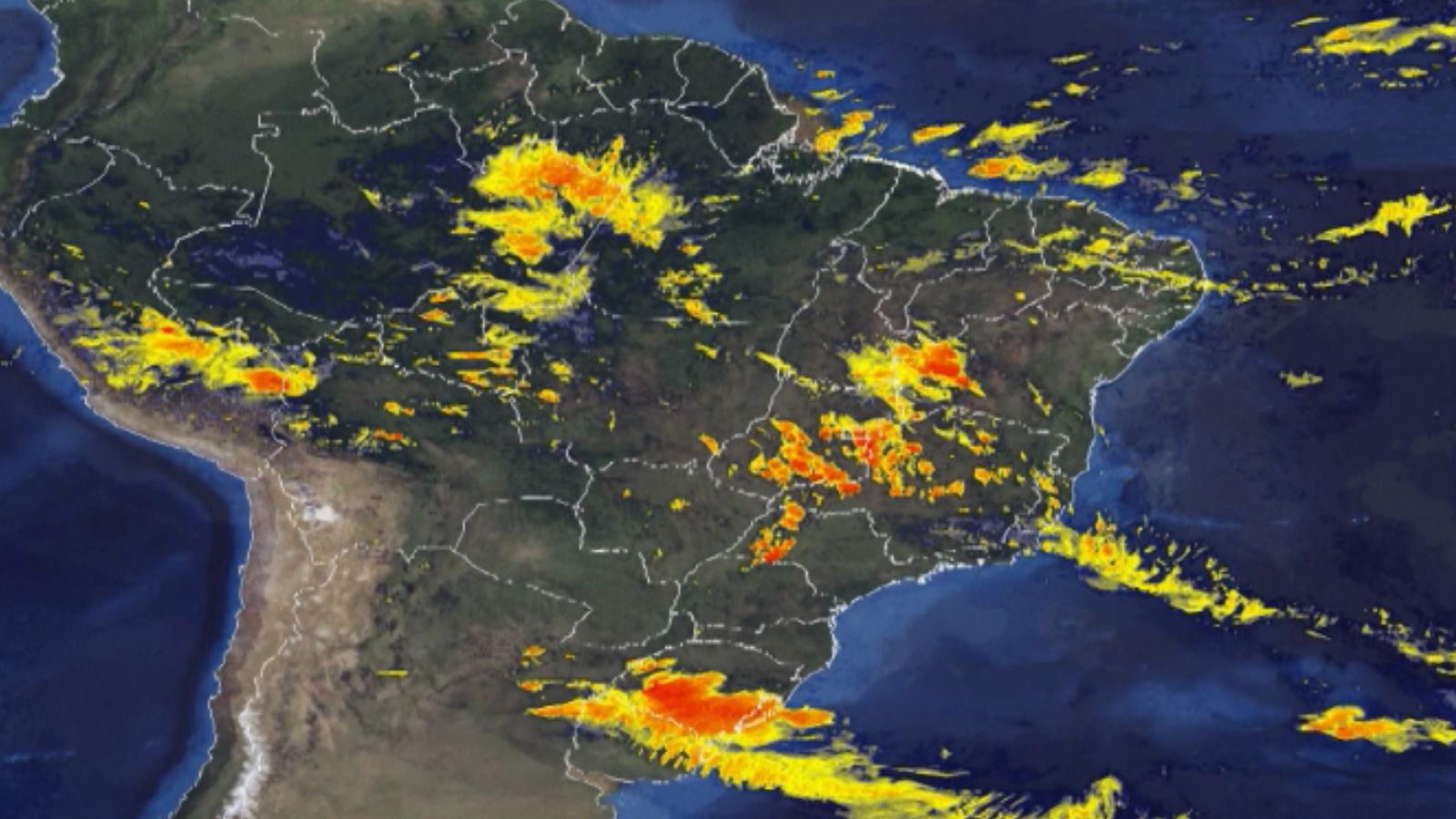 Frente fria segue causando alerta no Sul e Sudeste do Brasil