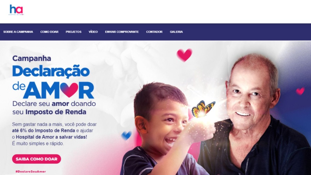 Hospital de Amor: confira o passo a passo de como ajudar na declaração de Imposto de Renda