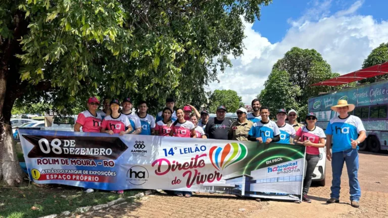 Hospital de Amor promove leilão beneficente em Rondônia. Saiba ajudar a causa