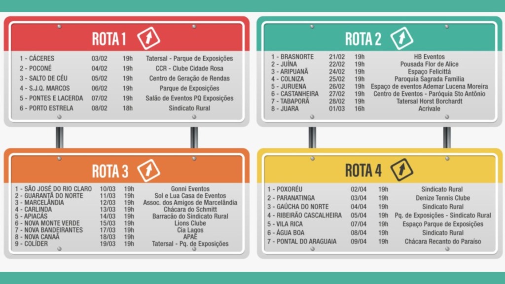 Programação do Acrimat em Ação 2025. Foto: Divulgação/Acrimat