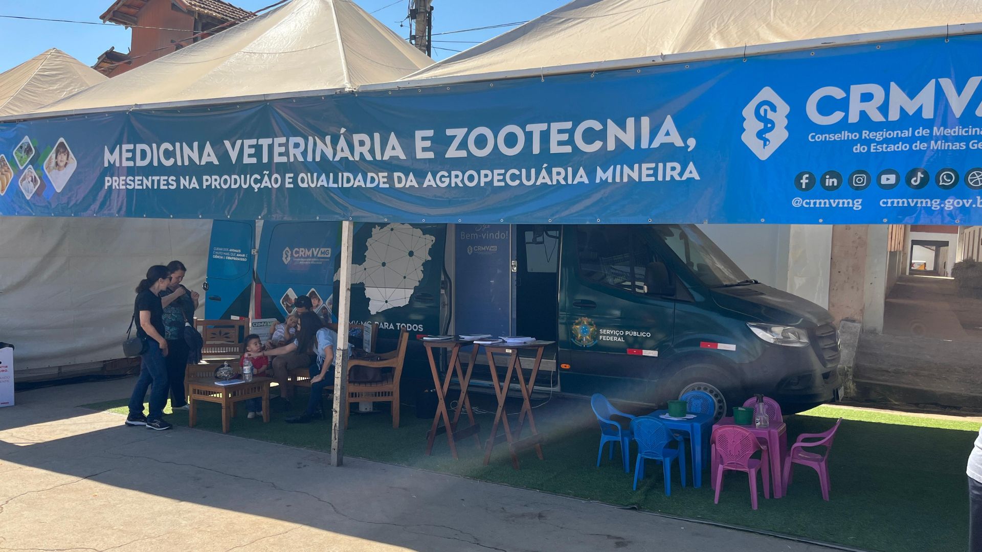 CRMV-MG destaca as áreas de veterinária e zootecnia na Nacional do Mangalarga Marchador