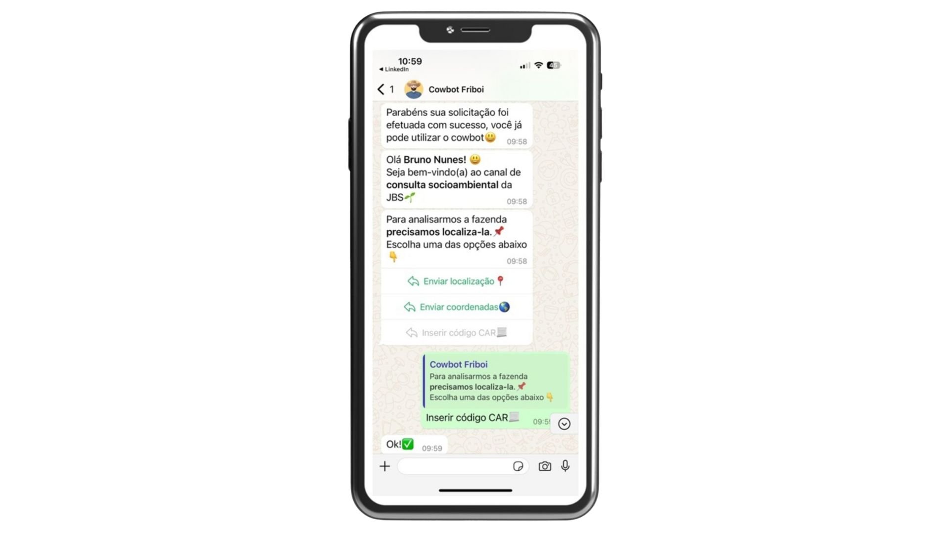 Plataforma substitui processos que antes levavam cerca de três dias e dependiam de intermediários, muitas vezes com altos custos. Foto: Divulgação JBS.