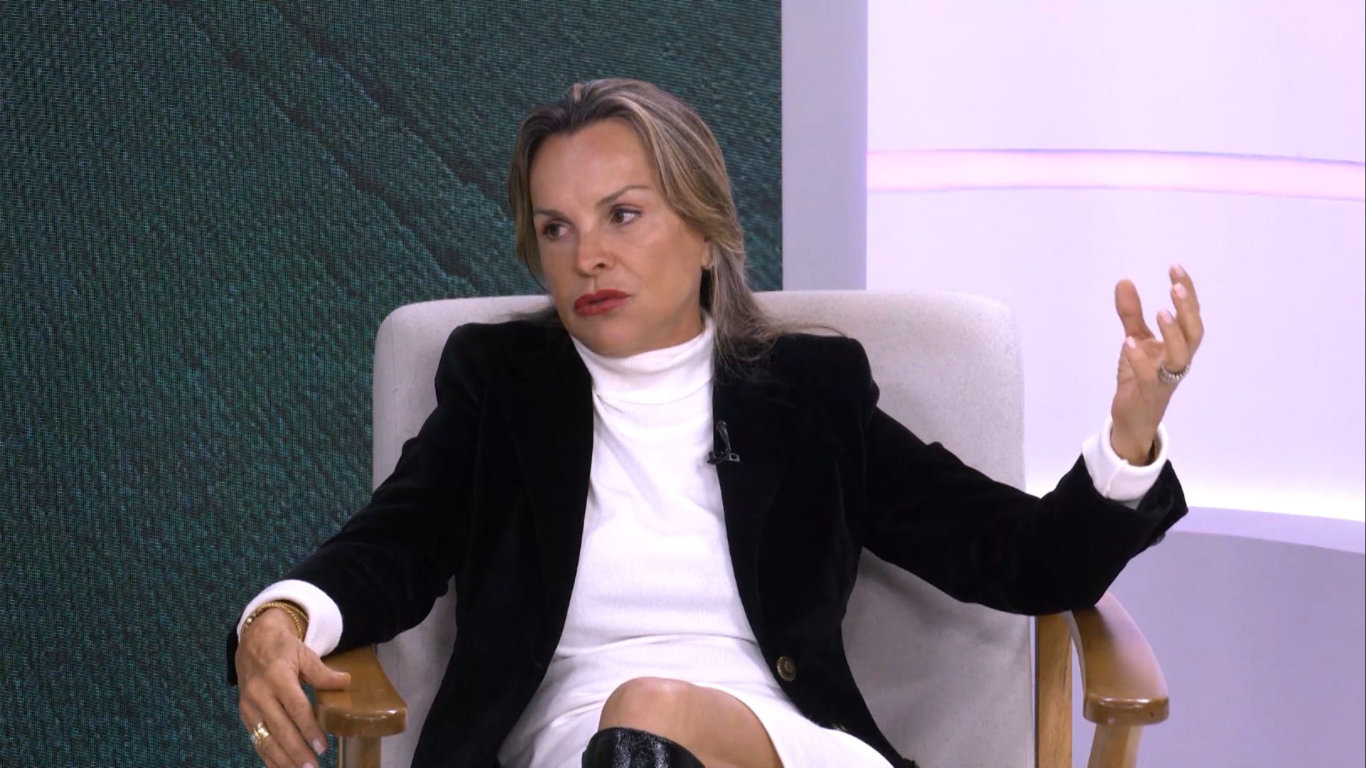 Pecuarista Cláudia Junqueira (Foto: Reprodução/Giro do Boi).